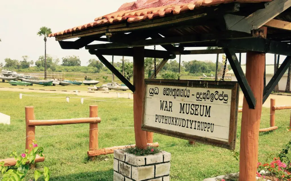 War Museum Puthukkudiyiruppu Sri Lanka Rundreise Sehenswürdigkeiten