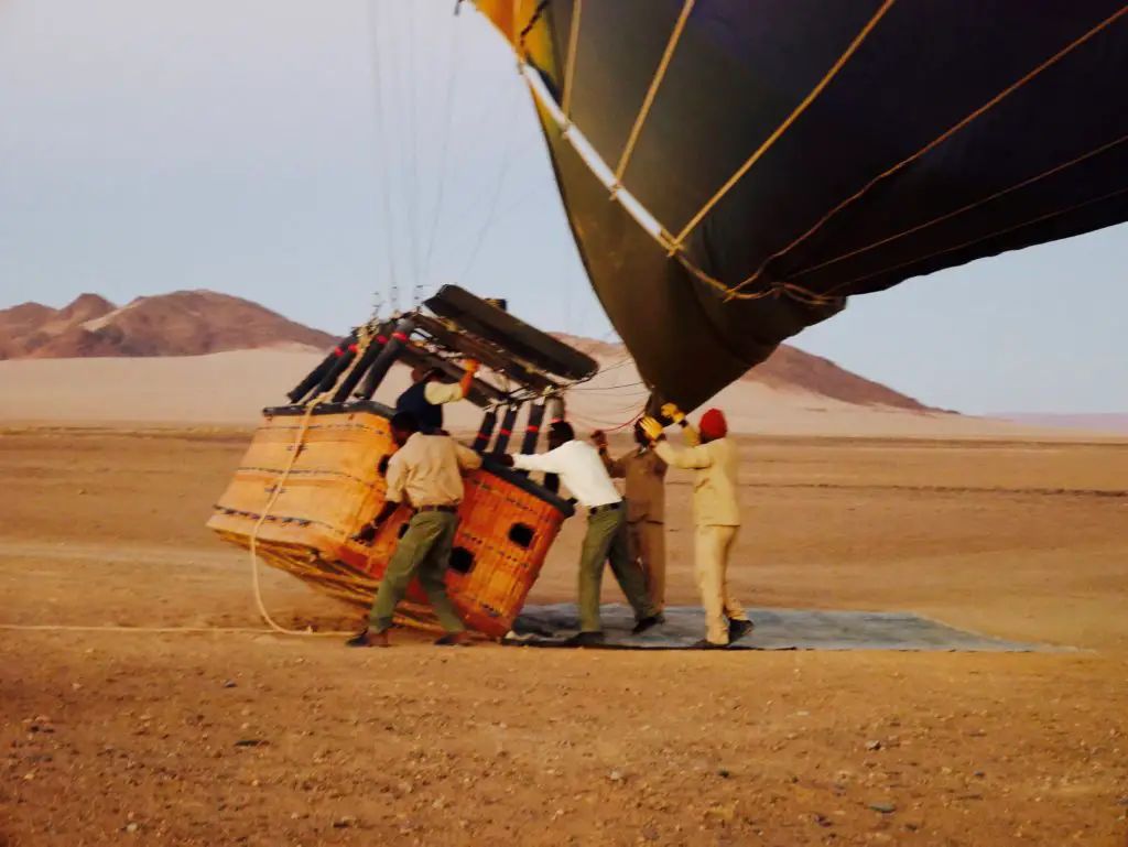 Namibia Rundreise Ballonfahrt in Namibia