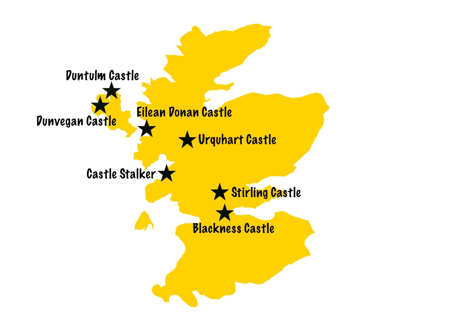Schottland Schlösser - die 7 schönsten Castle ins Schottland