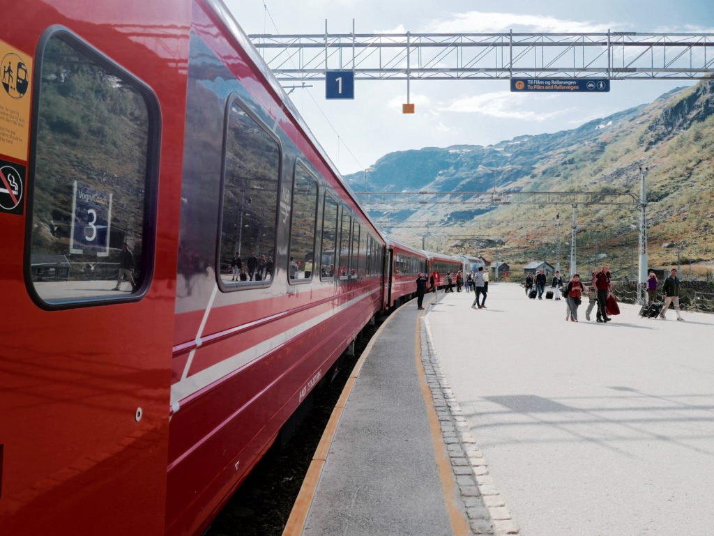 Mit der Bahn von Oslo nach Bergen in Norwegen