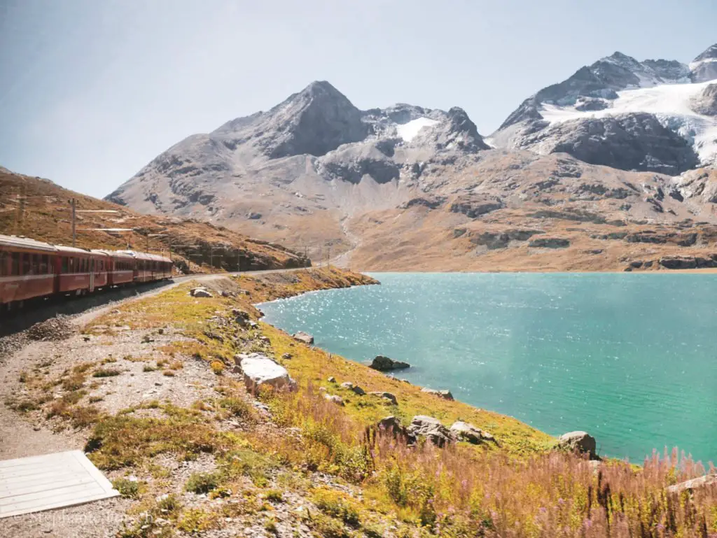 Bernina Express Strecke schönste Abschnitt auf der Albula Linie
