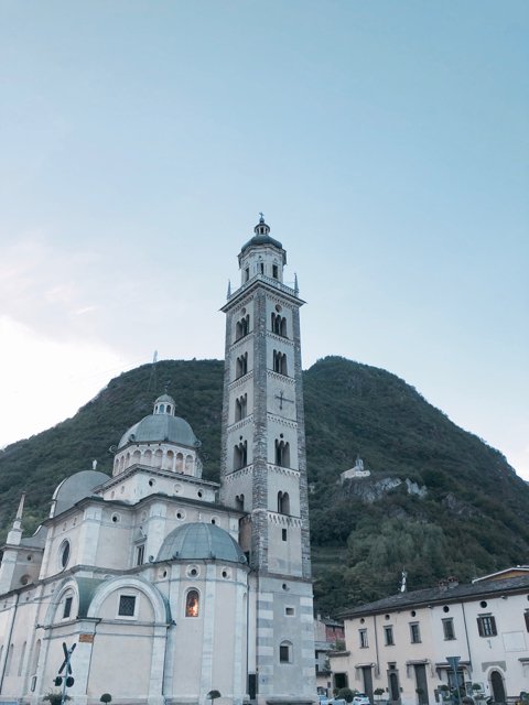 Bernina Express Einfahrt in Tirano