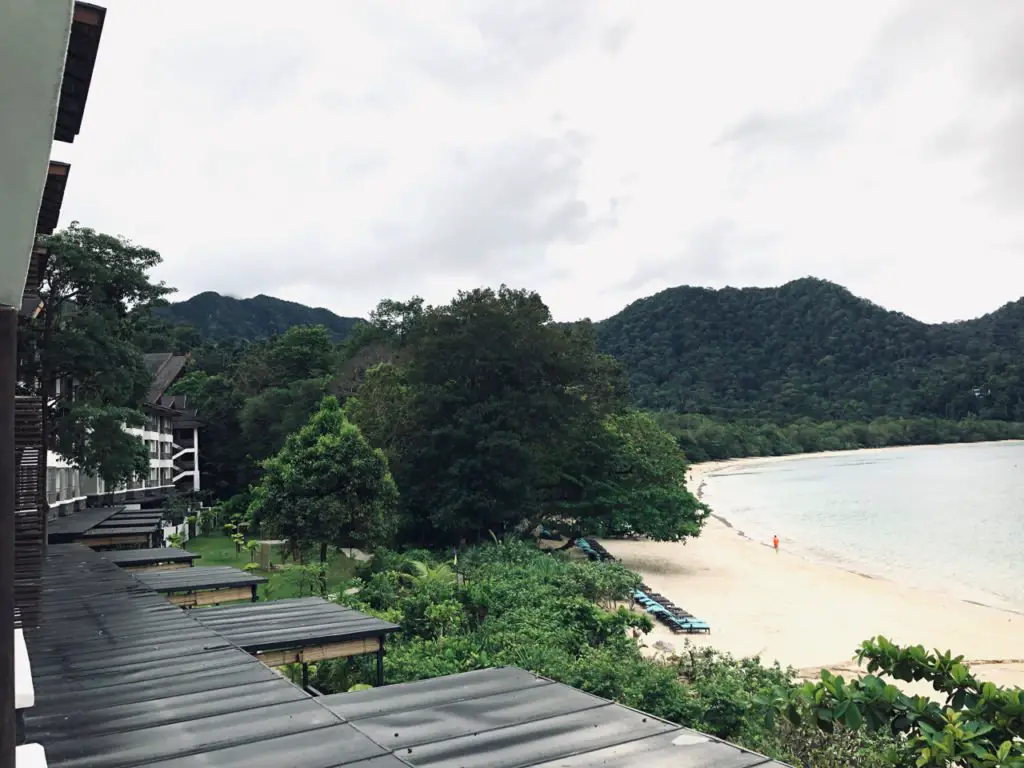 Hotelzimmer mit Meerblick im The Andaman Resort auf Langkawi