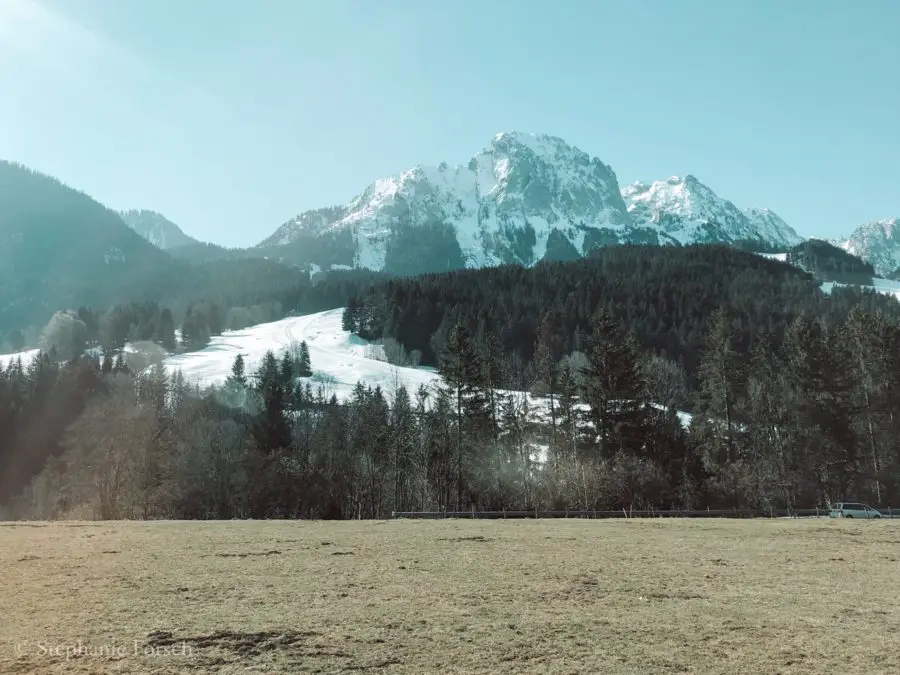 Landschaft Golden Pass Linie in der Schweiz