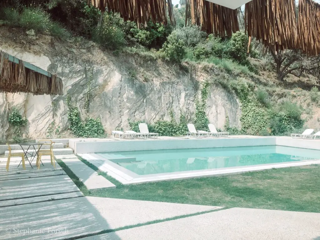 Hotel mit Pool in Kokkari auf der Insel Samos. Ein perfekter Samos Urlaub - Yoga und Wandern im Paradies!