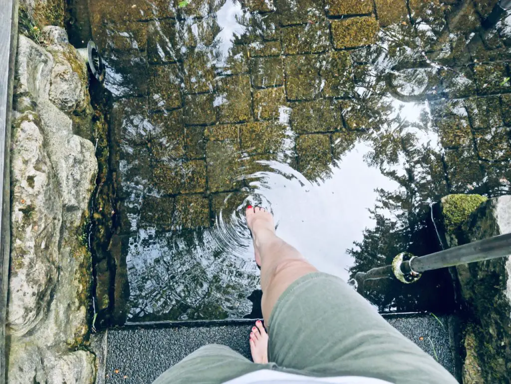 Wundervolle Wanderung in Thüringen. Kneippen mitten im Wald auf einem Rundweg bei Bad Berka!