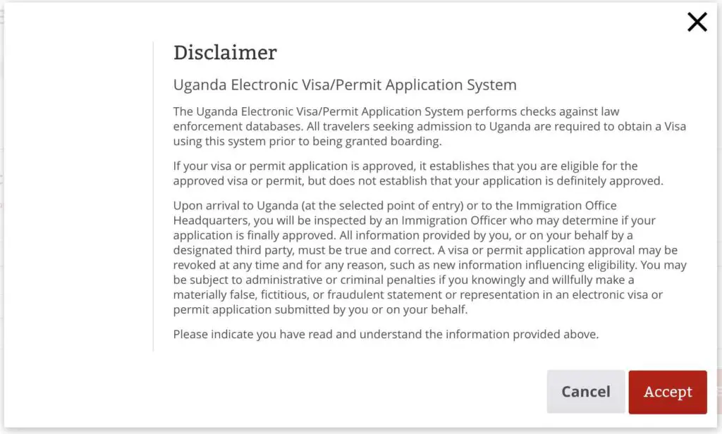 Beantragungsprozess für deine Einreise nach Uganda. Uganda Online Visa