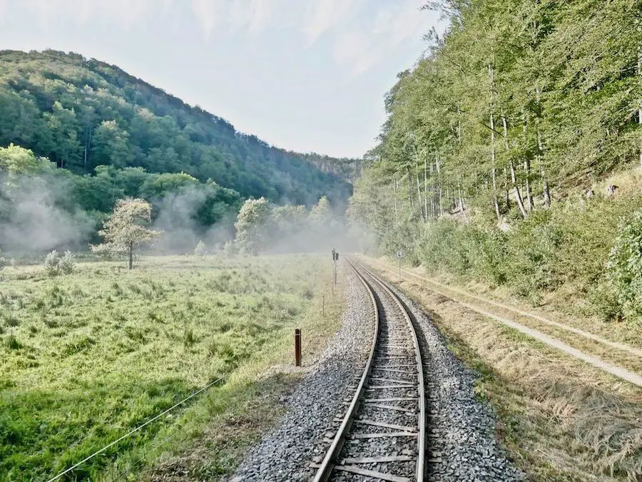 Gleise Harzer Schmalspurbahn Harz Urlaub