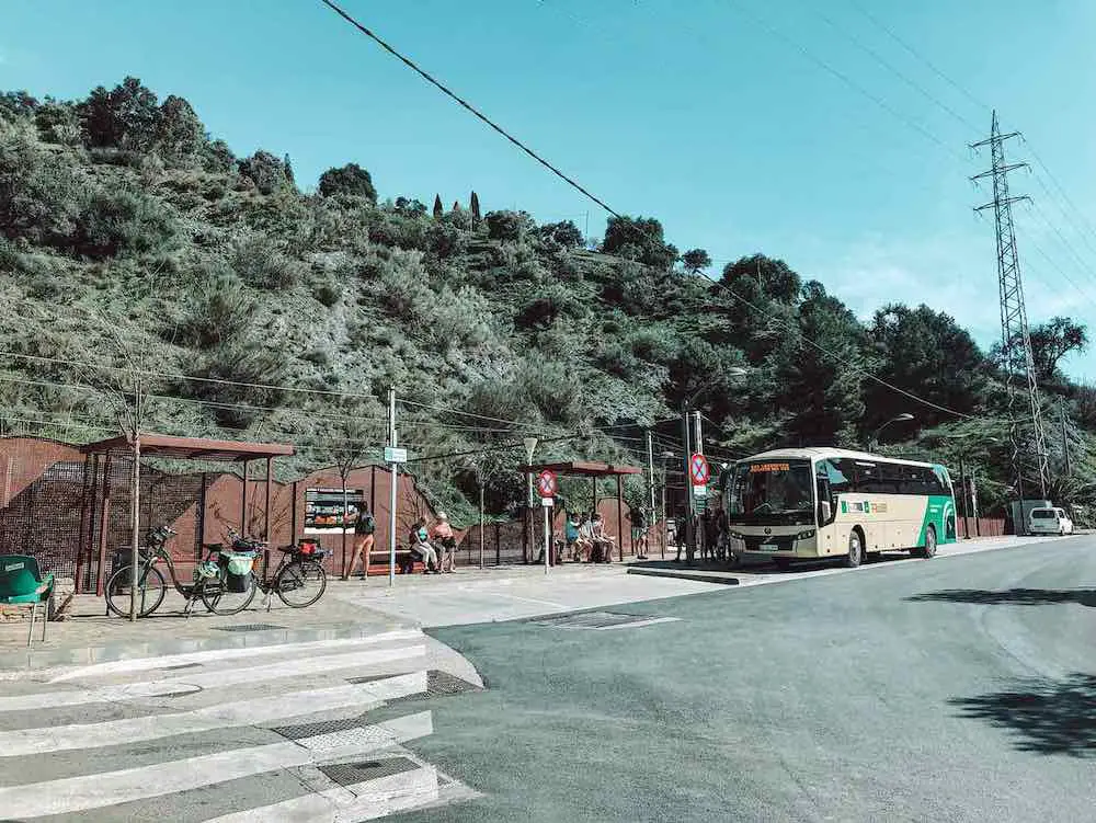 Shuttle Bus El Chorro Bahnhof