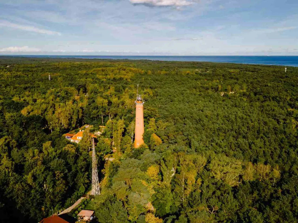 Roter Leuchtturm in Hel